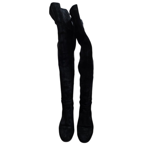 Tory Burch Caitlin Stretch Suede Over-The-Knee Boots, Black Size 7  $550 - Picture 6 of 16